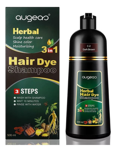 Champú Instant Color De 500 Ml Para Teñir El Cabello Tono Chestnut Brown