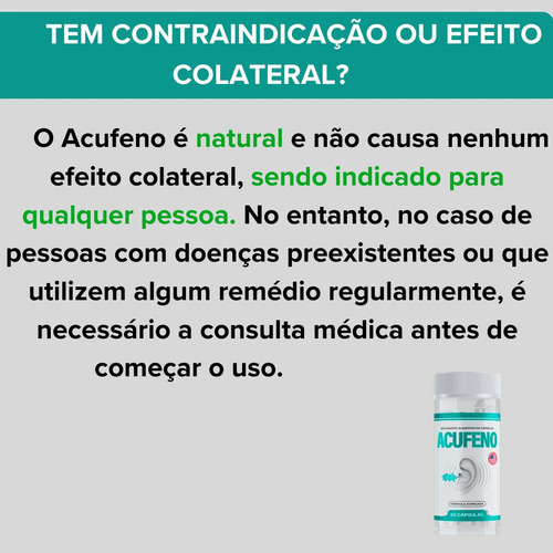 Acufeno Americano 100% Natural Auxilia No Zumbido Do Ouvido Sabor Original