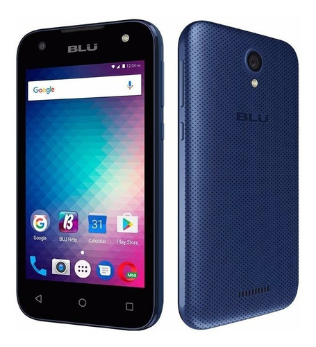 Celular Blu C4 - Android- 512 Ram - 8gb - Doble Sim - Azul