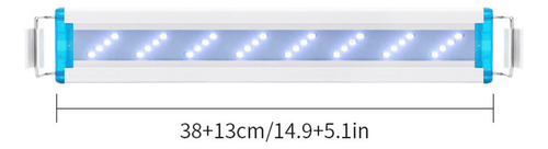 Luz Led Ultrafina Para Acuario, 8 W, Ajustable, 3 Modos De C
