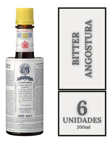 Bitter Angostura Pack X 6 X 200ml.