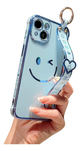 Funda Para iPhone 13 De 6.1 Pulgadas Con Correa - Blue