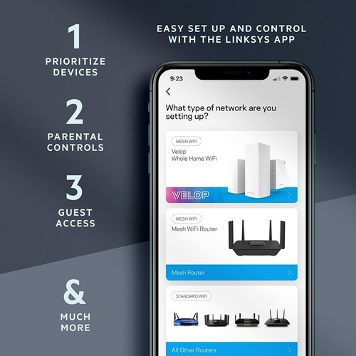 Router Linksys Max-stream Mr7350 Doble Banda Ax1800 Wifi 6