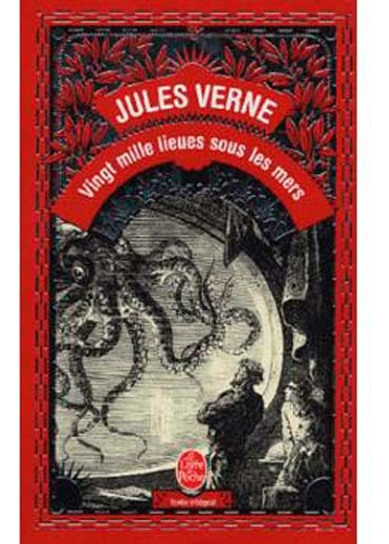 Vingt mille lieues sous les mers, de Verne, Jules. Editorial Livre de Poche, tapa blanda en francés, 1976