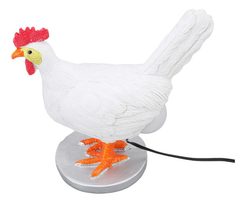 Lámpara De Pollo Divertida Gallina Que Pone Huevos Luz Resin