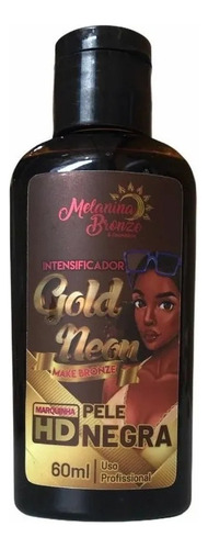 Autobronzeador Gold Neon 60ml Pele Morena E Negra Melanina