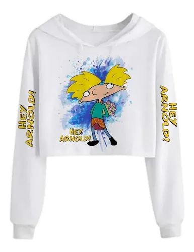 Sudadera Corta Hey Arnold Oye Arnold