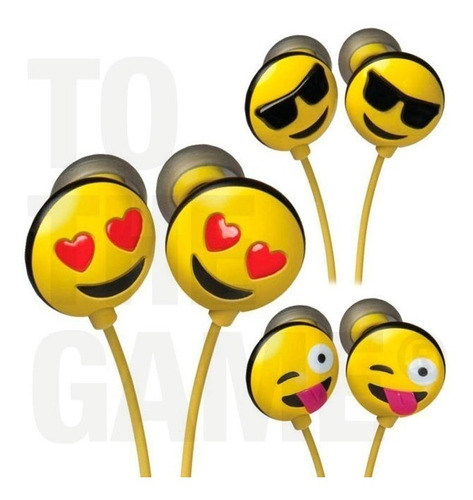 Auriculares Manos Libres Jamoji Emojis 3.5mm Android iPhone 