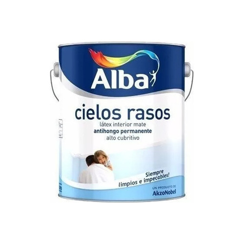 Pintura Latex Cielorraso Alba Antihongo X 10lts Pintumm