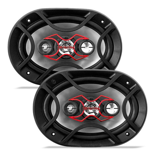 Kit Fácil Bravox 6x9 + 6 Alto Falante 240w Rms Linha X