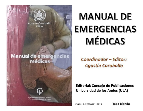 Libro Manual De Emergencias Médicas De Agustin Caraballo Ula