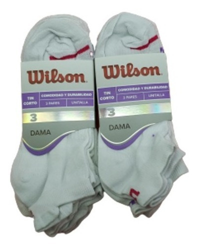 Wilson Tin Dama Deportivo 12 Pares