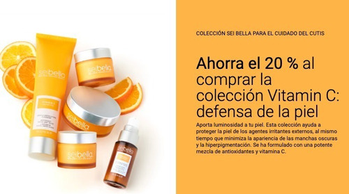 Cuidado Facial Especial De Sei Bella: Vitamin C