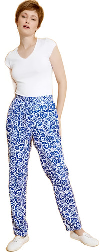 Pantalón Recto Holgado Pierna Ancha Mujer Primark 183732