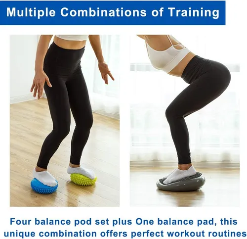 Disco De Balance Y Equilibrio Mini Bosu Erizo Pelota Yoga