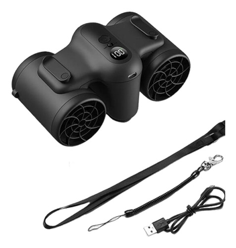 Ventilador De Cintura Con Cordón Para Colgar En El Cuello,