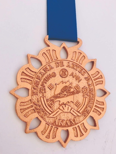 Medalla Taekwondo Personalizada (50mm)