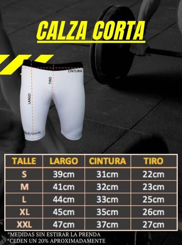 Calza Biker Corta Termica Deportiva Ciclista Futbol Running
