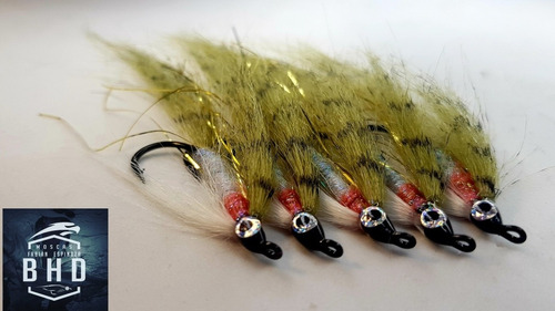 Fly Moscas Alevines Minnow 12 Moscas