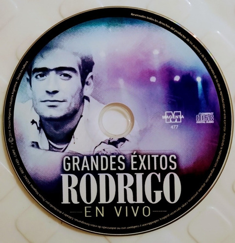 Rodrigo Cd Nuevo En Vivo Lo Mejor Del Amor / Soy Cordobés