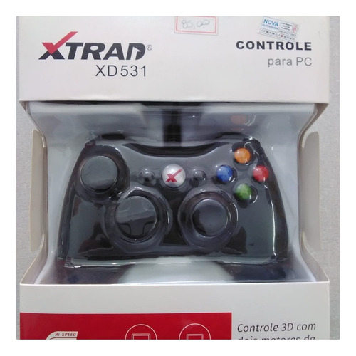 Controle joystick Xtrad XD-531 preto