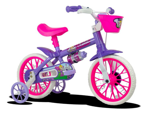 Bicicleta Infantil Criança Aro 12 Violet 3 Nathor