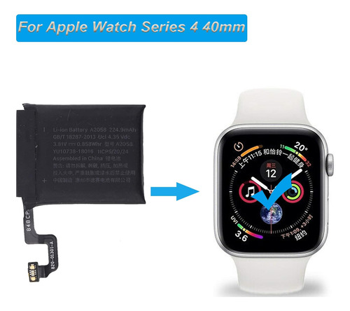 Batería Para Apple Watch Serie 4 40mm Nueva
