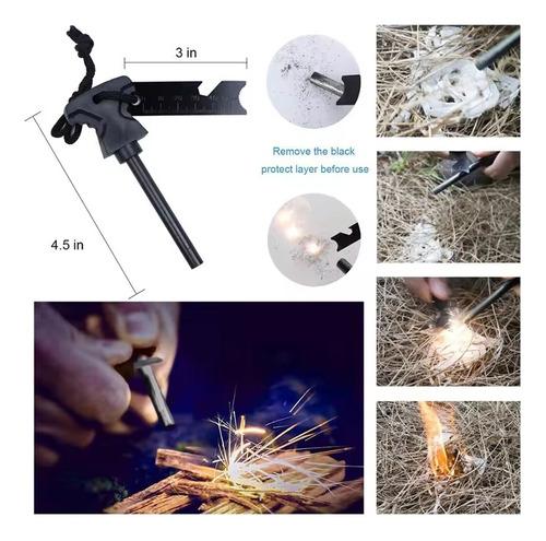 Accesorios Tácticos: Kit De Supervivencia Tactico 13pcs