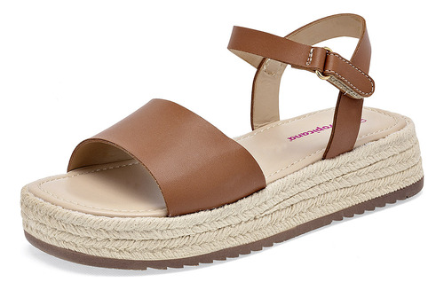 Sandalia Tropicana 260002 Para Mujer Color Camel E8