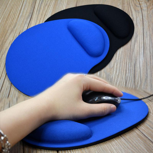 Alfombrilla De Ratón Ergonómica De Mesa De Color Sólido Con