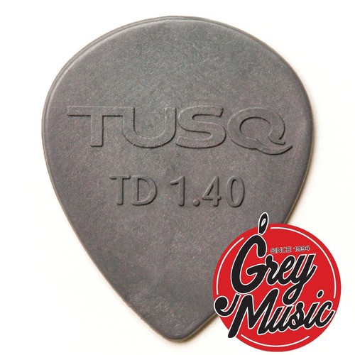 Puas Guitarra Bajo Tear Drop Gris Pack X 6 Tusq Pqp-0514-g6