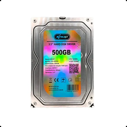Hd 500gb Hard Disk Driver 3.5 - Knup | MercadoLivre