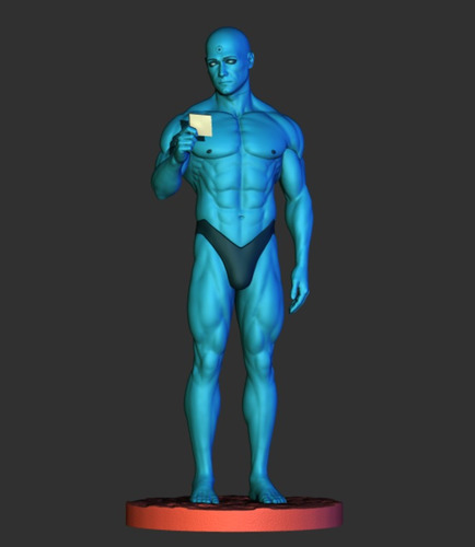 Imagen 3 de 4 de Dr Manhattan Watchmen Jon Osterman- Arte Plastico