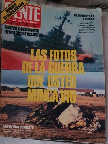 Malvinas Guerra Revista  Gente  Nro 877 - 13 De Mayo 1982 