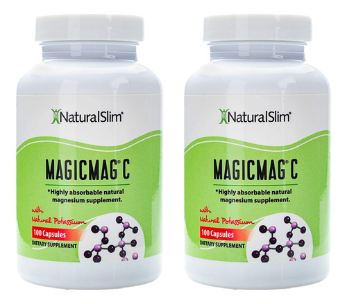 Naturalslim Magicmag C Cpsulas De Citrato De Magnesio  Suple