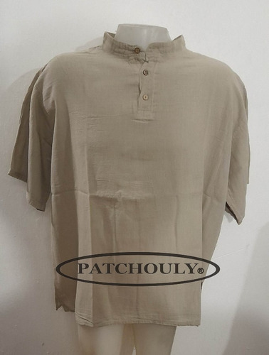 Imagen 3 de 4 de Kurta Camisa Camisola Hombre Artesanal Rustica Hippie Xl-xxl