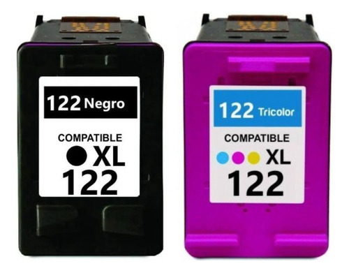 Cartuchos Alternativos 122 Xl Combo Negro Y Color 2050