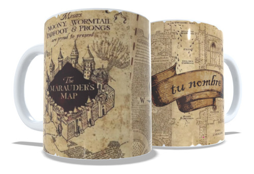 Pocillo Mug Magico Mapa Merodeador Harry Potter Pelicula