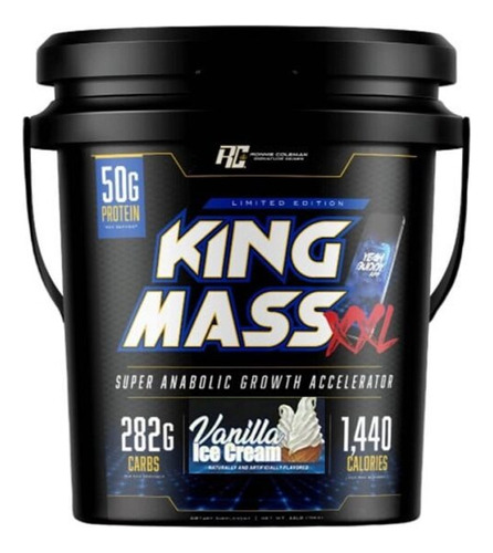 King Mass Xxl Whey Protein Ganador Masa Ronnie Coleman 22lb