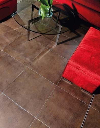 Imagen 2 de 6 de Porcelanato Marrón San Lorenzo City Chicago Moka 59x59 1ra