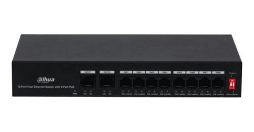 Switch Poe De 10 Puertos Fast Ethernet/ 8 Puertos Poe 10 /vc