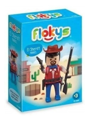  Flokys Muñeco El Sheriff  Rasti 01-2000 Srj 