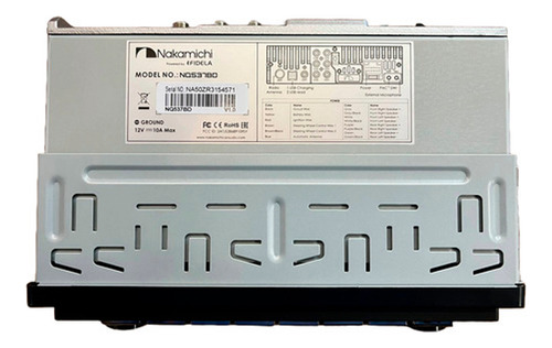 Som Automotivo 6x9 + Rádio Mp3/bt/usb Nq537bd Nakamichi
