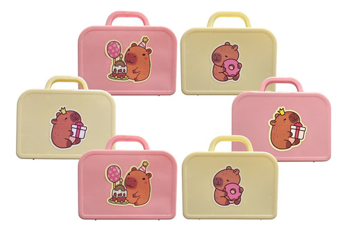 Valijitas Souvenir Personalizada Cumple Tematico X20 U. Capibara
