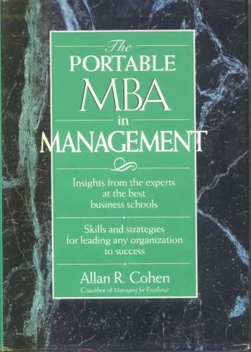 The Portable Mba In Management Allan R. Cohen (tapa Blanda)