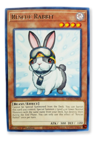 Yugi-oh! Rescue Rabbit Kico-en034 Rare