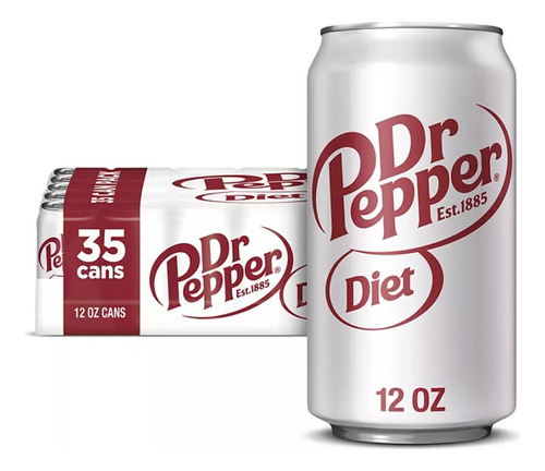 Dr Pepper Diet Refresco 35 Latas De 355 Ml Importado Eua