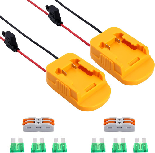 Elefly Paquete De 2 Adaptadores De Batería Power Wheels Comp