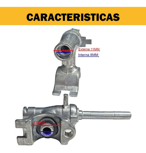 4 Registro Ramal Boca Cavalete 5/8 Fogão Atlas Titanium