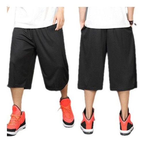 Pantalones Deportivos Holgados De Talla Grande Para Hombre,